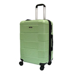 Interlace ABS+PC Antitheft Zipper Expandable Luggage with TSA Lock Spinner Wheels - Luggage Outlet