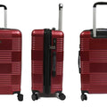 Interlace ABS+PC Antitheft Zipper Expandable Luggage with TSA Lock Spinner Wheels - Luggage Outlet
