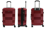 Interlace ABS+PC Antitheft Zipper Expandable Luggage with TSA Lock Spinner Wheels