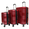 Interlace ABS+PC Antitheft Zipper Expandable Luggage with TSA Lock Spinner Wheels - Luggage Outlet