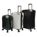 Hourglass ABS Antitheft Expandable Luggage with 8 Spinner Wheels and Number Lock - Luggage Outlet