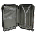 Hourglass ABS Antitheft Expandable Luggage with 8 Spinner Wheels and Number Lock - Luggage Outlet