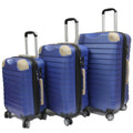 Hourglass ABS Antitheft Expandable Luggage with 8 Spinner Wheels and Number Lock - Luggage Outlet