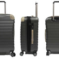 Hourglass ABS Antitheft Expandable Luggage with 8 Spinner Wheels and Number Lock - Luggage Outlet