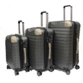 Hourglass ABS Antitheft Expandable Luggage with 8 Spinner Wheels and Number Lock - Luggage Outlet