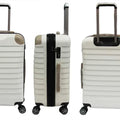 Hourglass ABS Antitheft Expandable Luggage with 8 Spinner Wheels and Number Lock - Luggage Outlet