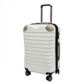 Hourglass ABS Antitheft Expandable Luggage with 8 Spinner Wheels and Number Lock - Luggage Outlet