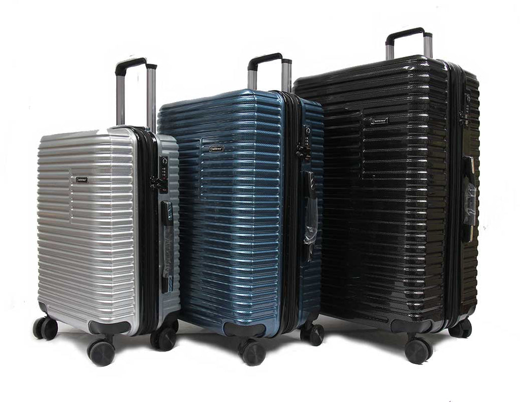 Luggage Outlet Tenacious PC Luggage with 8 Spinner Wheels and TSA Lock