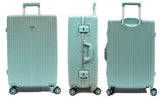 Elegant Polycarbonate Aluminium Frame Luggage with 8 Spinner Wheels Safe Skies TSA Lock - Luggage Outlet
