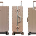 Elegant Polycarbonate Aluminium Frame Luggage with 8 Spinner Wheels Safe Skies TSA Lock - Luggage Outlet