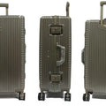 Elegant Polycarbonate Aluminium Frame Luggage with 8 Spinner Wheels Safe Skies TSA Lock - Luggage Outlet