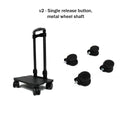 Foldable Trolley with Detachable Wheels