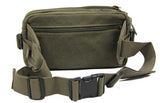 Seasoned Canvas Waist Pack Outdoor Pouch - Luggage Outlet