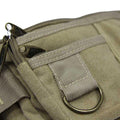Rugged 6-Pocket Canvas Waistbag Pouch - Luggage Outlet