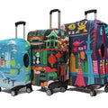 Cosmopolitan Elastic Luggage Cover - Luggage Outlet