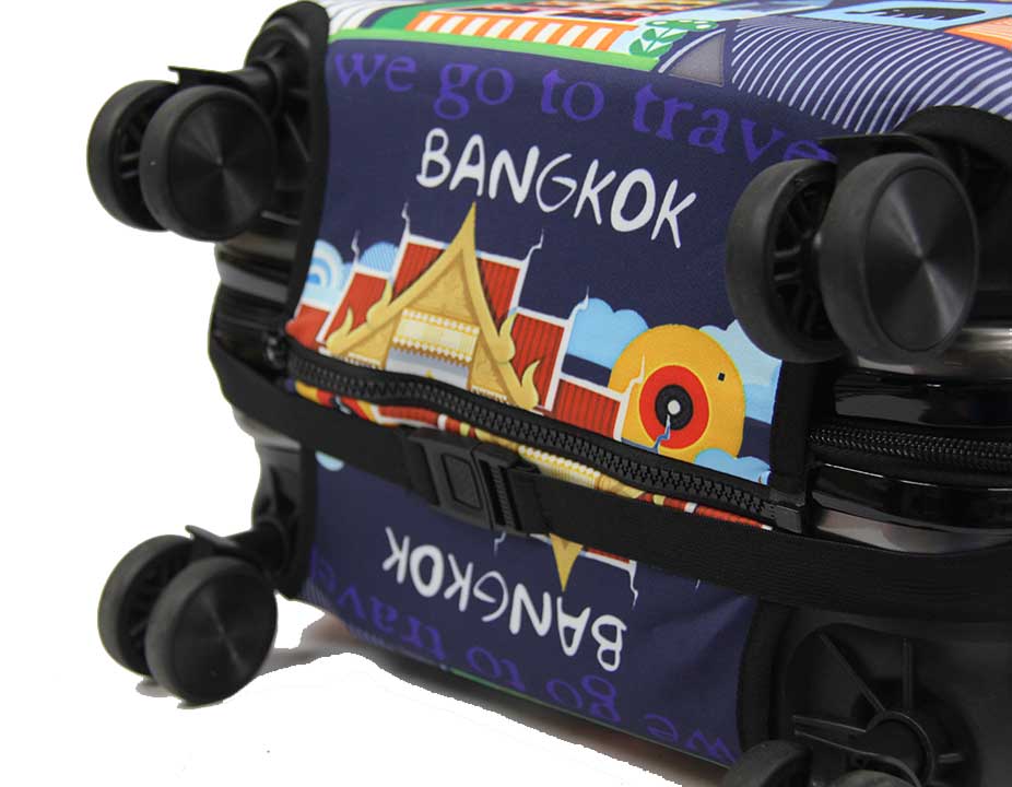 Luggage Outlet Cosmopolitan Elastic Luggage Cover