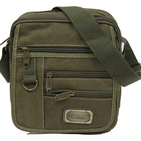 Mobile Canvas Sling Bag Messenger Bag for Tablet - Luggage Outlet