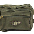 Weathered Canvas Waistbag Pouch - Luggage Outlet