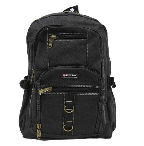 Austere Canvas Backpack School Bag - Luggage Outlet
