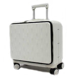 Executive Cabin Size Polycarbonate Laptop Trolley Case with 8 Spinner Wheels TSA Lock - Luggage Outlet