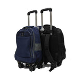Rolling Detachable Trolley Waterproof Backpack with Spinner Wheels - Luggage Outlet