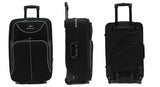 Robust Softside Expandable Fabric Luggage with 2 Cart Wheels - Luggage Outlet