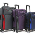 Basking Softside Expandable Fabric Luggage with Spinner Wheels - Luggage Outlet