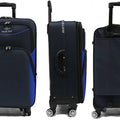 Basking Softside Expandable Fabric Luggage with Spinner Wheels - Luggage Outlet