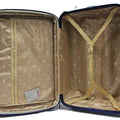 Sleek Expandable Polycarbonate Luggage with Spinner Wheels and Recessed Safe Skies TSA Lock - Luggage Outlet