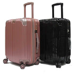 Sleek Expandable Polycarbonate Luggage with Spinner Wheels and Recessed Safe Skies TSA Lock - Luggage Outlet