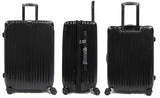 Sleek Expandable Polycarbonate Luggage with Spinner Wheels and Recessed Safe Skies TSA Lock - Luggage Outlet