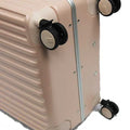 Contemporary Polycarbonate Aluminium Frame Luggage with 8 Spinner Wheels Safe Skies TSA Lock - Luggage Outlet