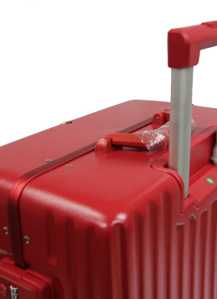 Contemporary Polycarbonate Aluminium Frame Luggage with 8 Spinner Whee