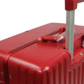 Contemporary Polycarbonate Aluminium Frame Luggage with 8 Spinner Wheels Safe Skies TSA Lock - Luggage Outlet
