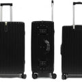 Contemporary Polycarbonate Aluminium Frame Luggage with 8 Spinner Wheels Safe Skies TSA Lock - Luggage Outlet