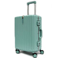 Contemporary Polycarbonate Aluminium Frame Luggage with 8 Spinner Wheels Safe Skies TSA Lock - Luggage Outlet