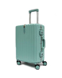 Contemporary Polycarbonate Aluminium Frame Luggage with 8 Spinner Wheels Safe Skies TSA Lock - Luggage Outlet