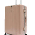 Contemporary Polycarbonate Aluminium Frame Luggage with 8 Spinner Wheels Safe Skies TSA Lock - Luggage Outlet