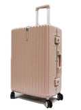 Contemporary Polycarbonate Aluminium Frame Luggage with 8 Spinner Wheels Safe Skies TSA Lock - Luggage Outlet