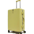 Contemporary Polycarbonate Aluminium Frame Luggage with 8 Spinner Wheels Safe Skies TSA Lock - Luggage Outlet