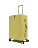 Contemporary Polycarbonate Aluminium Frame Luggage with 8 Spinner Wheels Safe Skies TSA Lock - Luggage Outlet