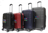 Groovy ABS Expandable Luggage with 8 Spinner Wheels and TSA Number Lock - Luggage Outlet