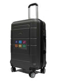 Groovy ABS Expandable Luggage with 8 Spinner Wheels and TSA Number Lock - Luggage Outlet