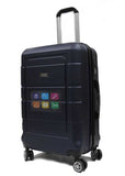Groovy ABS Expandable Luggage with 8 Spinner Wheels and TSA Number Lock - Luggage Outlet