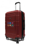 Groovy ABS Expandable Luggage with 8 Spinner Wheels and TSA Number Lock - Luggage Outlet