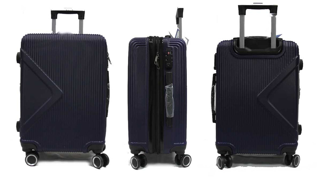 Luggage Outlet Darting ABS Expandable Luggage with Spinner Wheels and