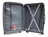 Serrated ABS Expandable Luggage with TSA Lock - Luggage Outlet