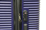 Serrated ABS Expandable Luggage with TSA Lock - Luggage Outlet