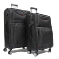 Superior Softside Expandable Luggage with Double Casters and TSA Lock - Luggage Outlet